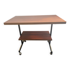 table d'appoint à 2 - roulettes