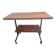 Table d'appoint à 2 niveaux sur roulettes
