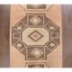 Vintage Turkish Hand-Knotted Wool Cotton Orange Runner Rug 66x318