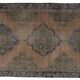 Vintage Turkish hallway rug 129x375 cm