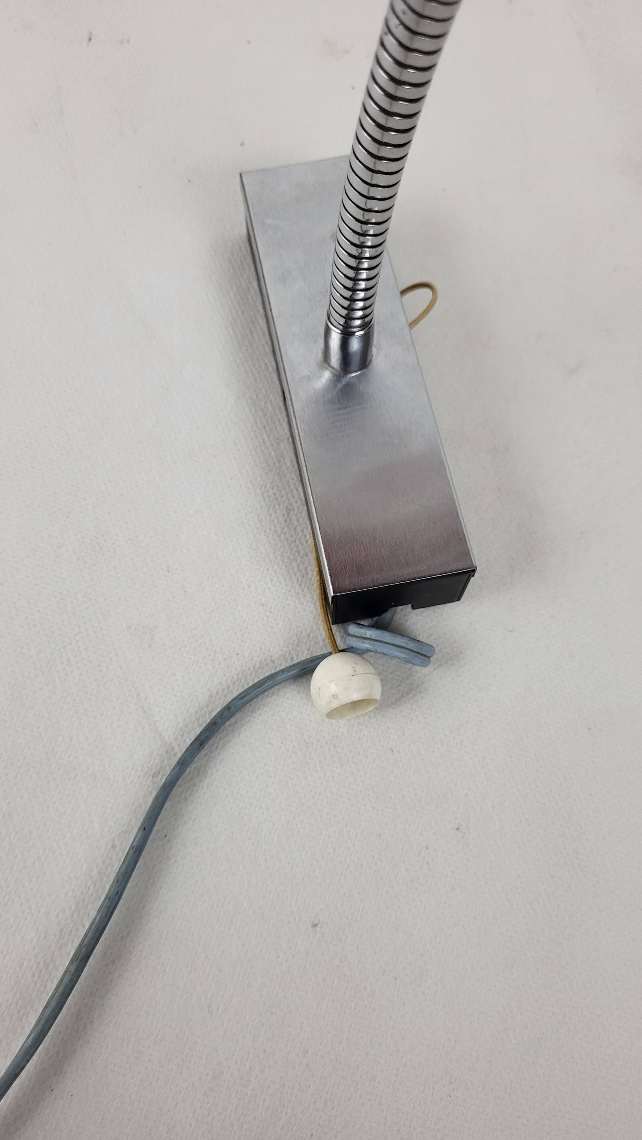 Flexible wall lamp 1960 metal