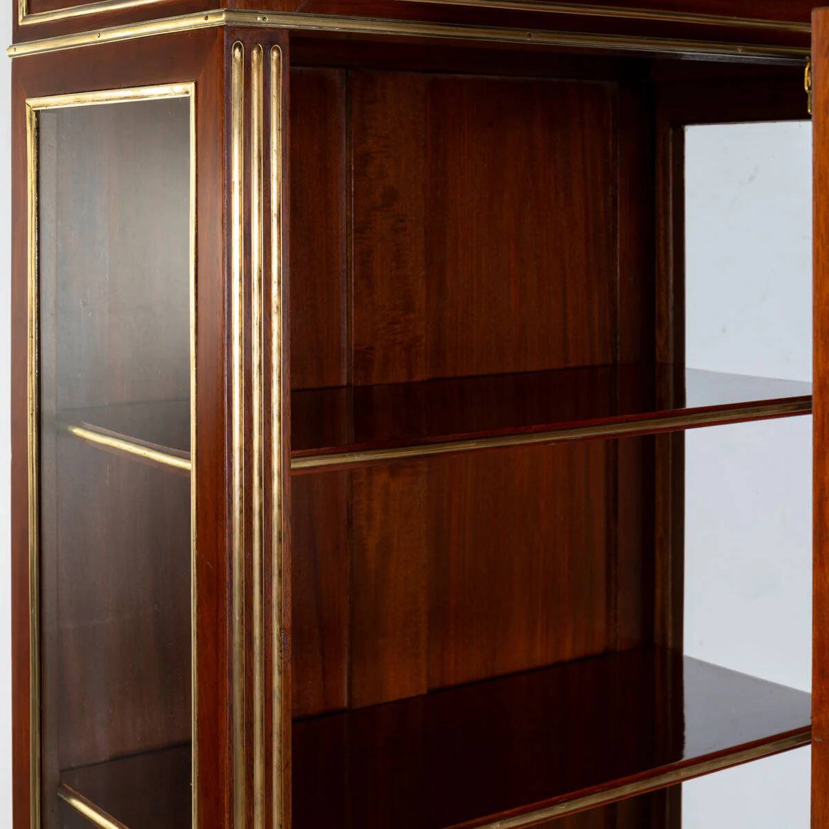 1800s Classicism Narrow Display Cabinet