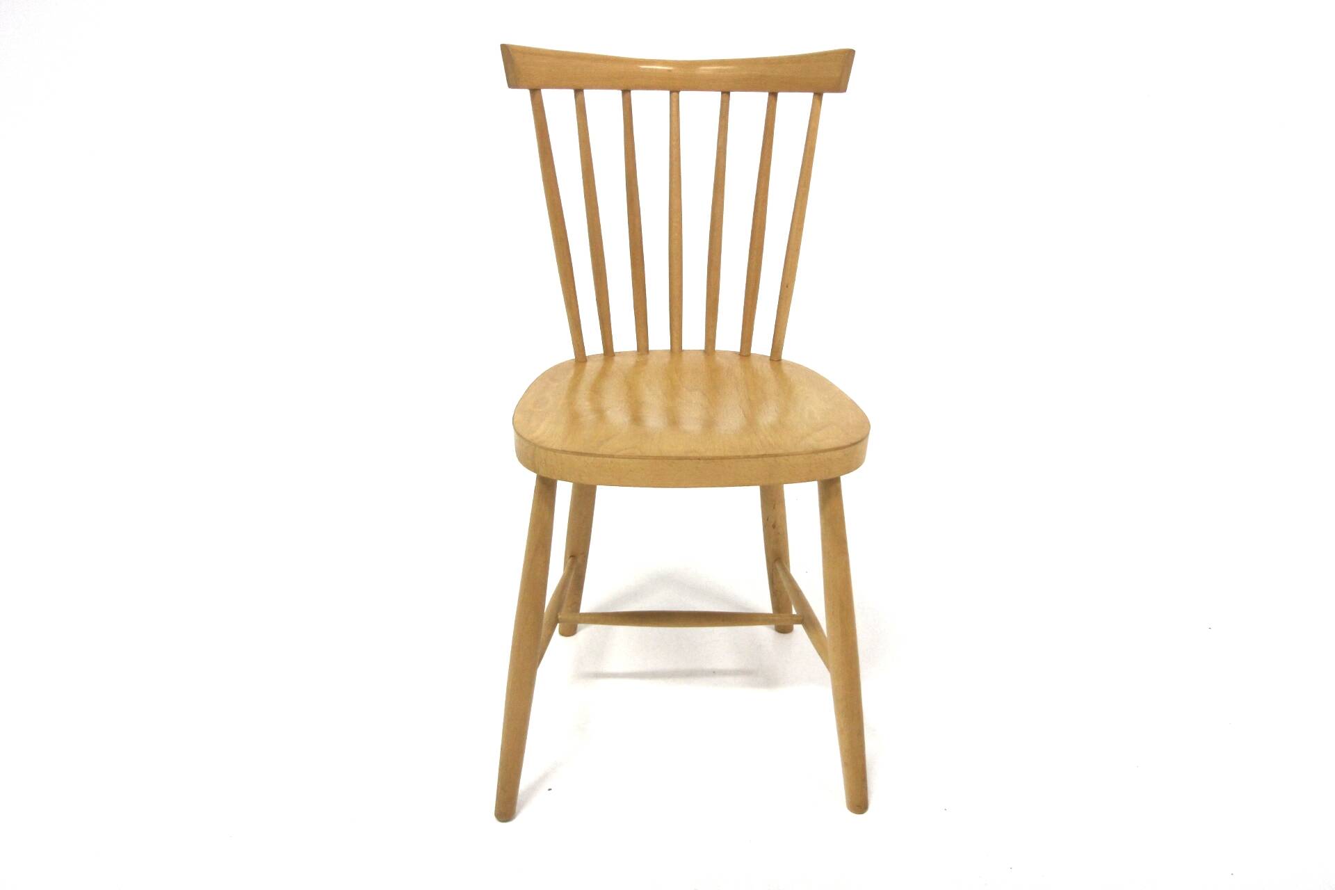 Set of 3 Scandinavian "Pinnstol" chairs, Lammhult Sweden, 1960