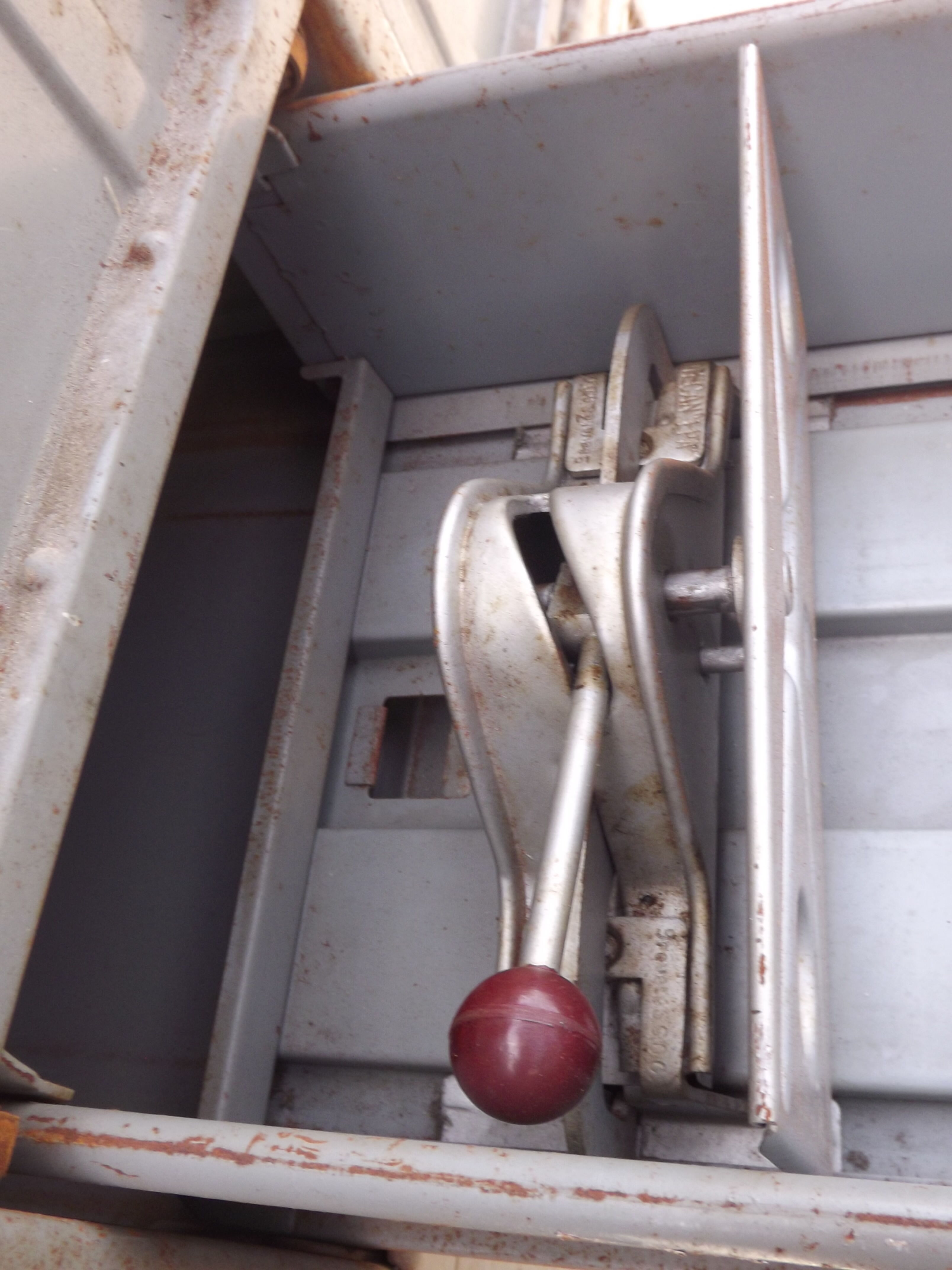 Industrial iron furniture has mecan epa brand lockers