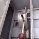 Industrial iron furniture has mecan epa brand lockers