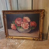 Oil on cardboard