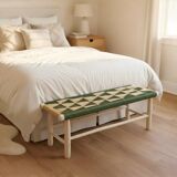 Moroccan bank in coloured rope