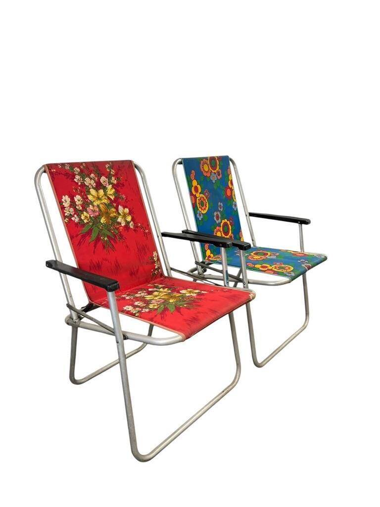 Chaise de camping pliante vintage kettler / chaise de plage