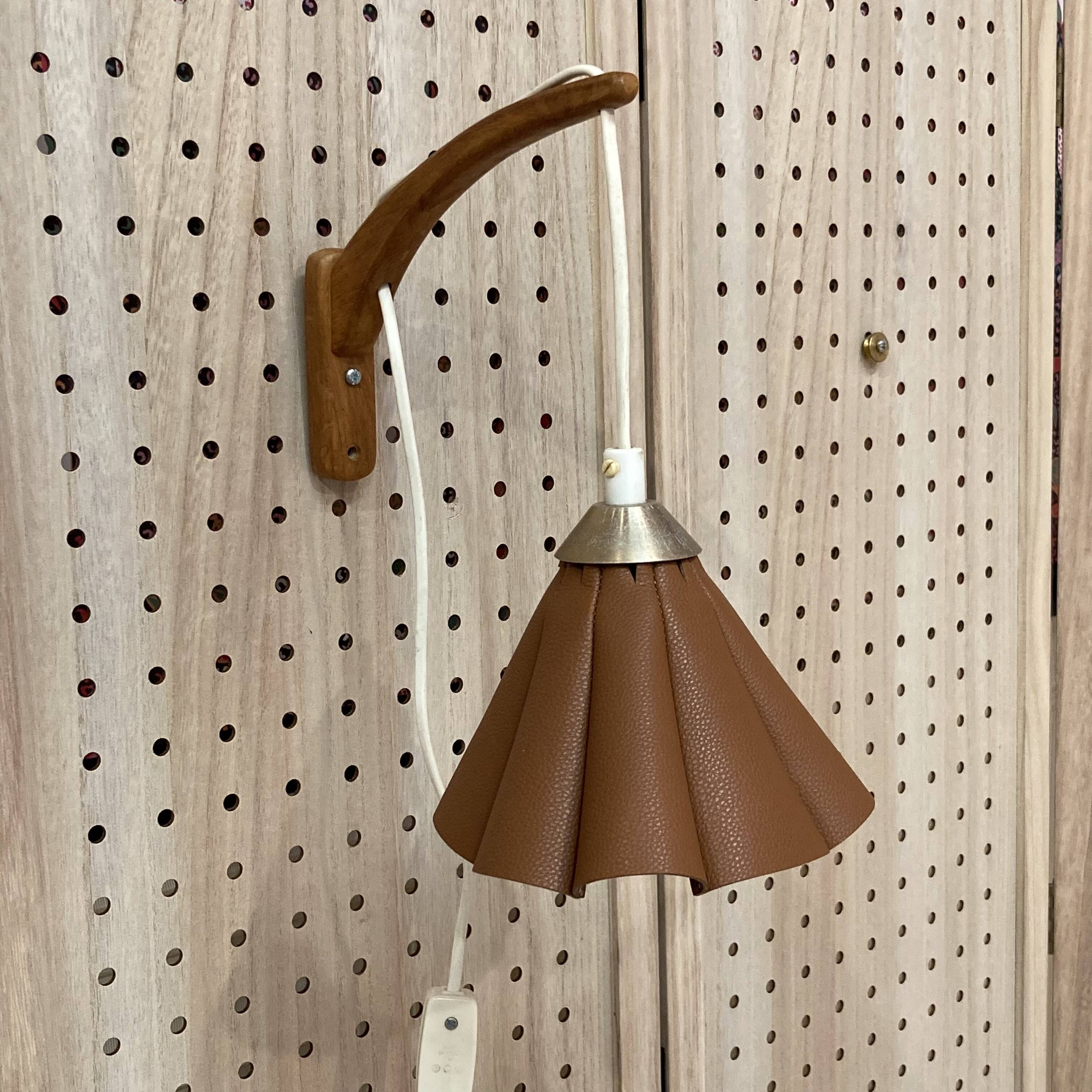 Scandinavian wall lamp design 1950.