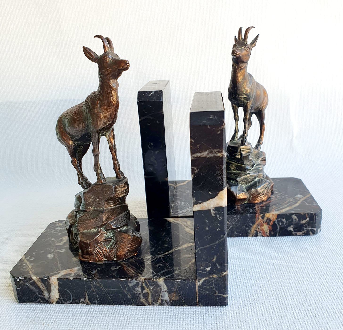 Marble book ends