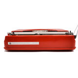Machine à écrire hermes baby orange corail cursive révisée ruban neuf