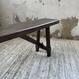 Solid oak bench