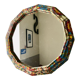 Vintage floral paper mirror