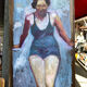 Portrait bather signed Patrice Landauer