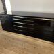 black lacquered sideboard by Jean Claude Mahey 1970