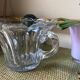 Molded pressed glass cup