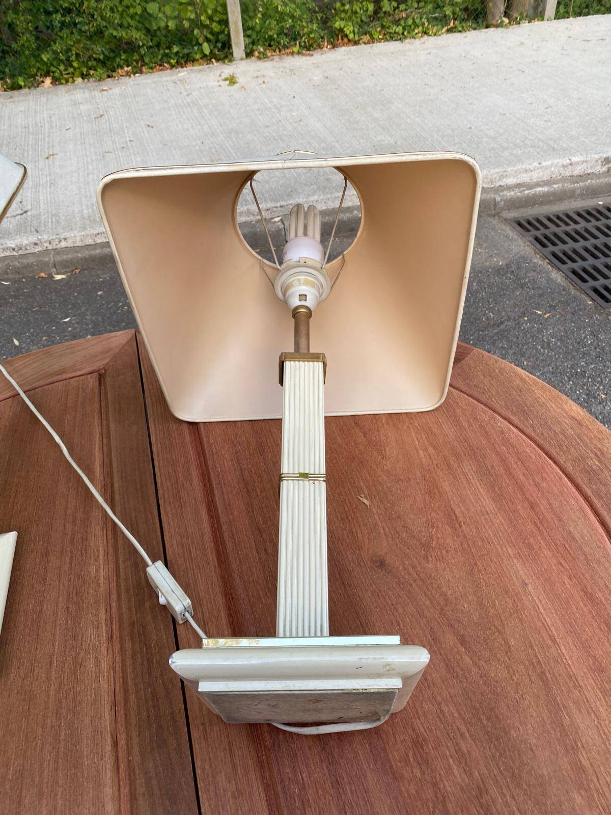 Pair of vintage table lamps from the 70s/80s — Hollywood Regency / Neoclassical style