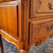 Louis XV mind jumper dresser, 2 drawers, cherry, 60s
