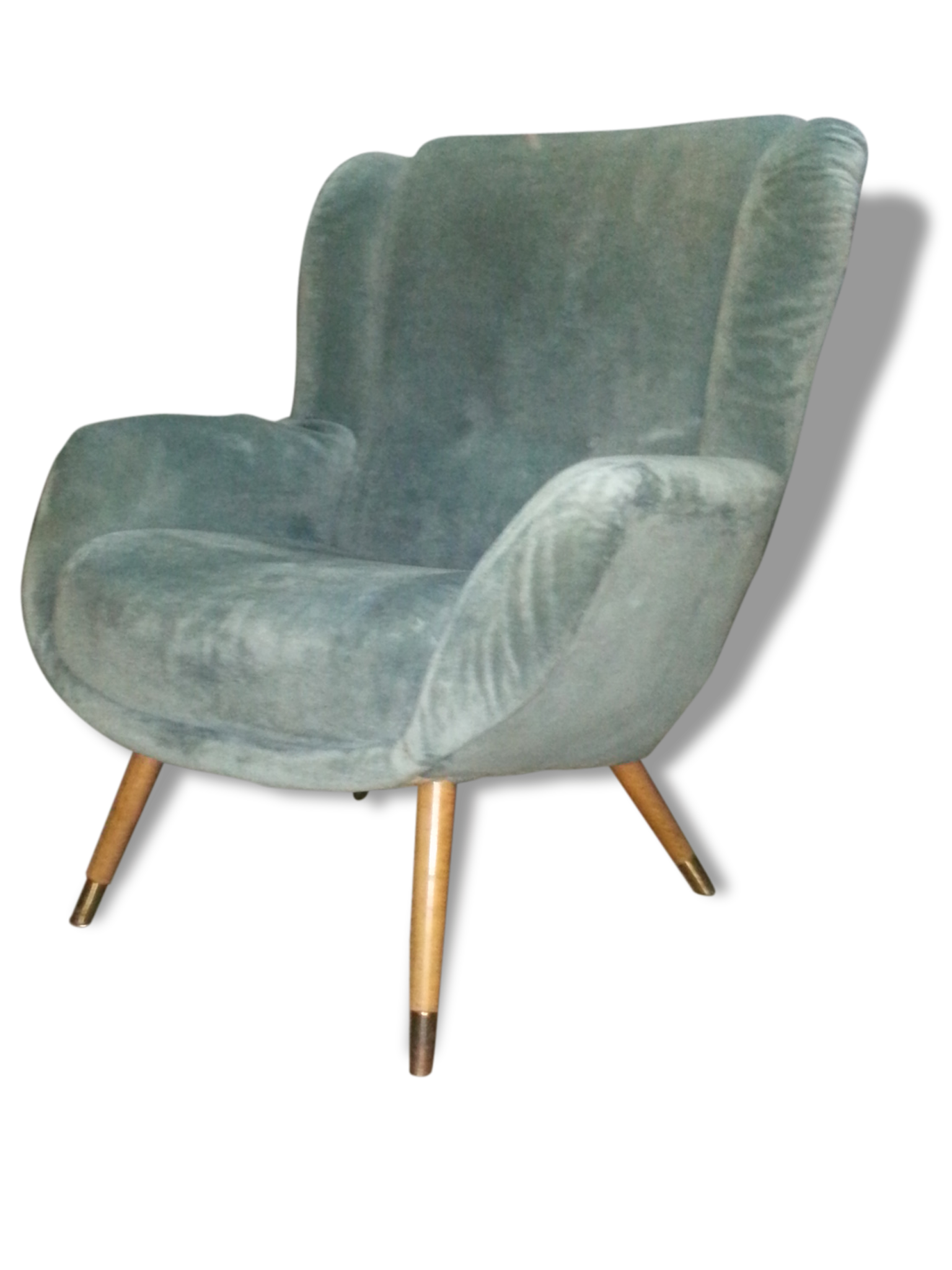 50 60 year flesh wing bergere Chair