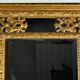Gilded Wood Glazing Bead Mirror, Napoleon III Period – Mid 19th Century