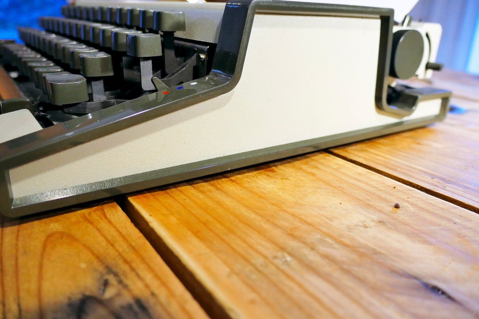 Grey vintage Aeg Olympia typewriter