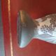 Vase en verre multicouches dégagé à l'acide, signé, hauteur 25,2 cm