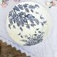 Plat rond "Printanier" Terre de Fer