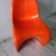 Orange Panton chairs 1974