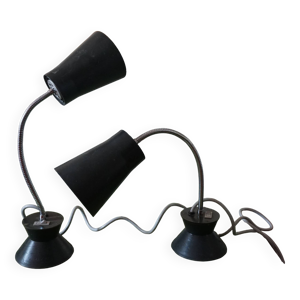 Paire de lampes industrielles