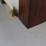 Rosewood and brass buffet by Roger Landault for Regy