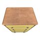 Chiffonnier art déco chêne brut et jaune