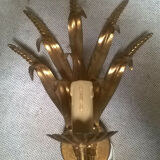 Pair of "wheat ear" wall light