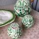 Fratelli Gialletti Italy barbotine salt, pepper and mustard shakers