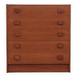 Commode en teck, design danois, années 70, production : Danemark