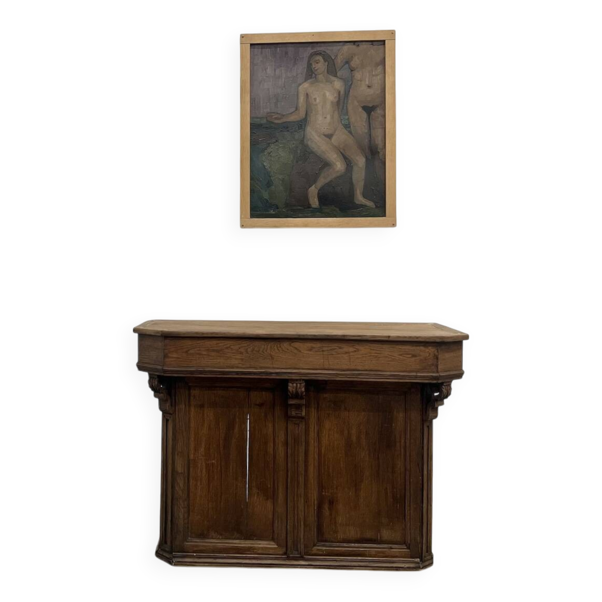 Antique trade counter