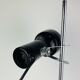 Lampe de bureau spot noir et chrome, années 60, réglable