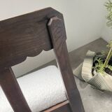 Set of 6 brutalist chairs from the 1940s
