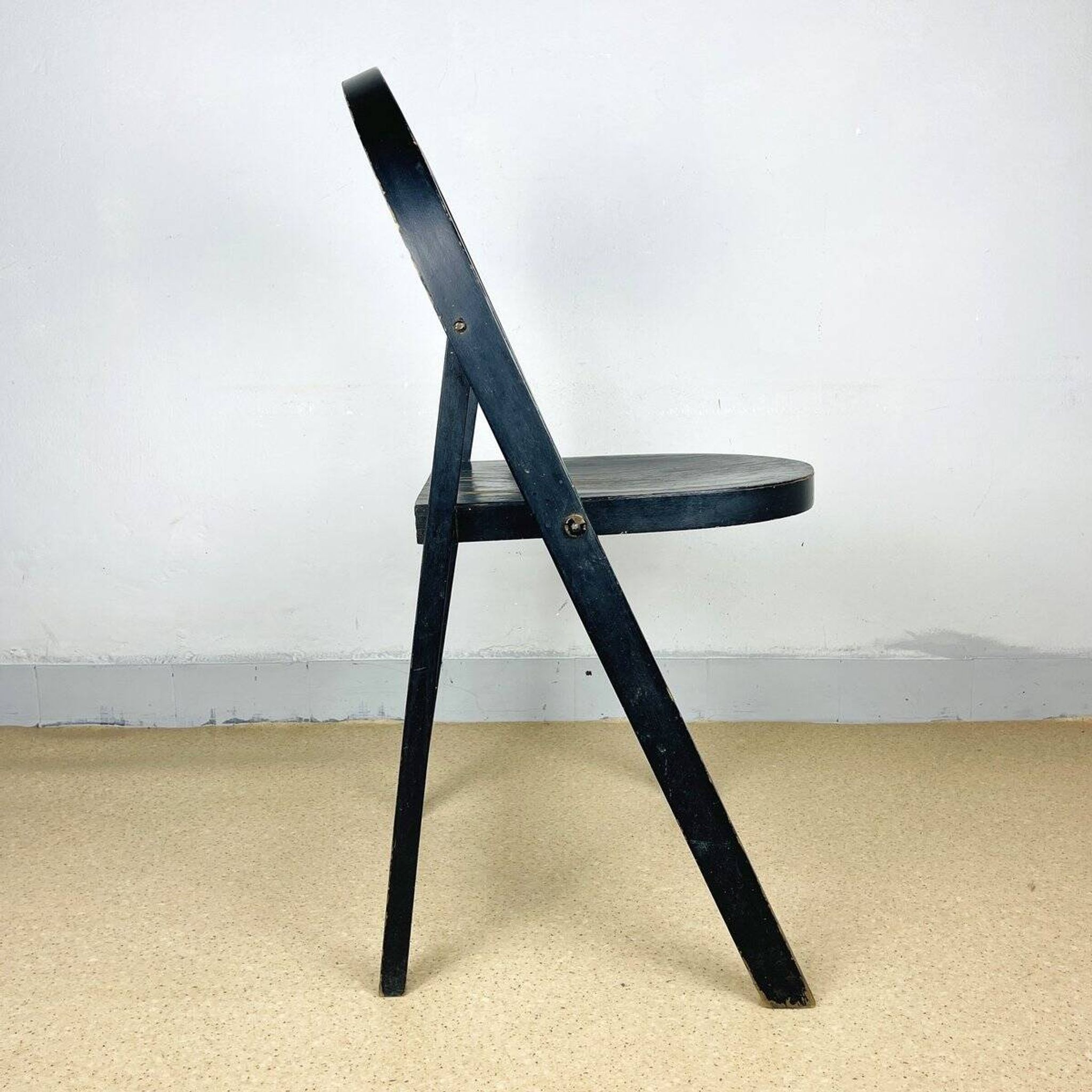 Folding chairs Tric by Achille and Pier Giacomo Castiglioni for BBB Emmebonacina, 1970s.