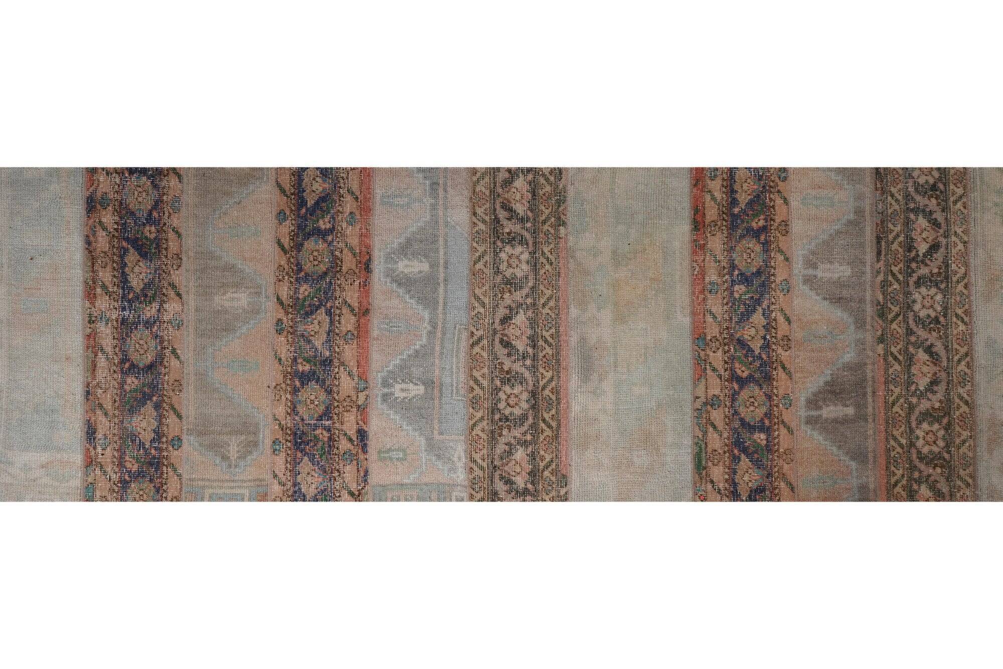 Vintage Turkish hallway rug 76x1 cm