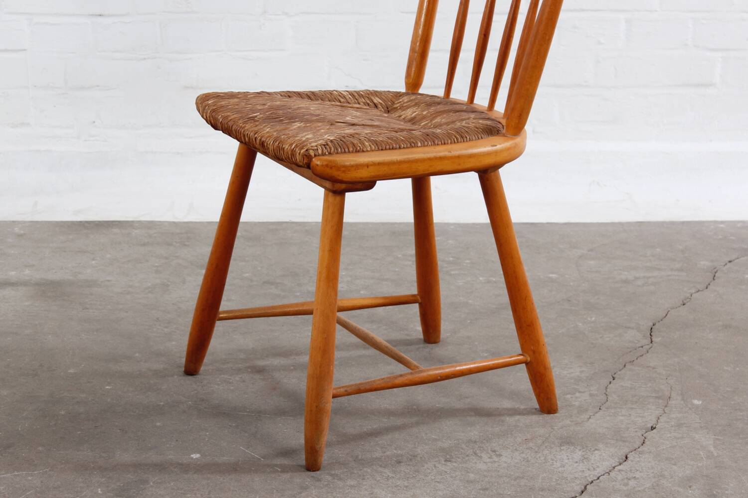 Vintage 4er Set Stühle Lambrecht WKS Mid Century 50er 60er