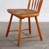 Vintage 4er Set Stühle Lambrecht WKS Mid Century 50er 60er