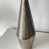 Large silver-clad diamond vase