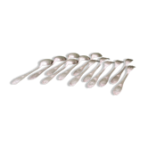 Lot de 12 couverts Ercuis en métal argenté, époque Art nouveau