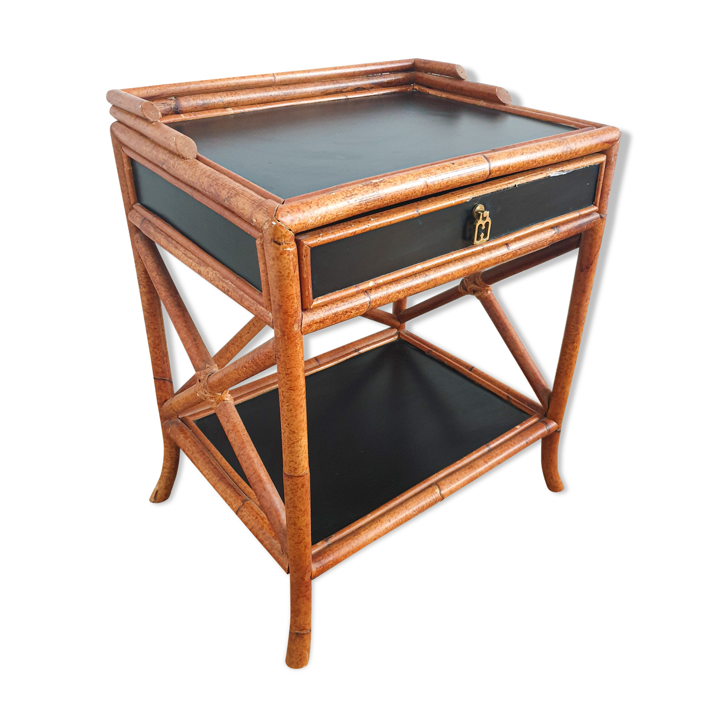 Table de chevet coloniale
