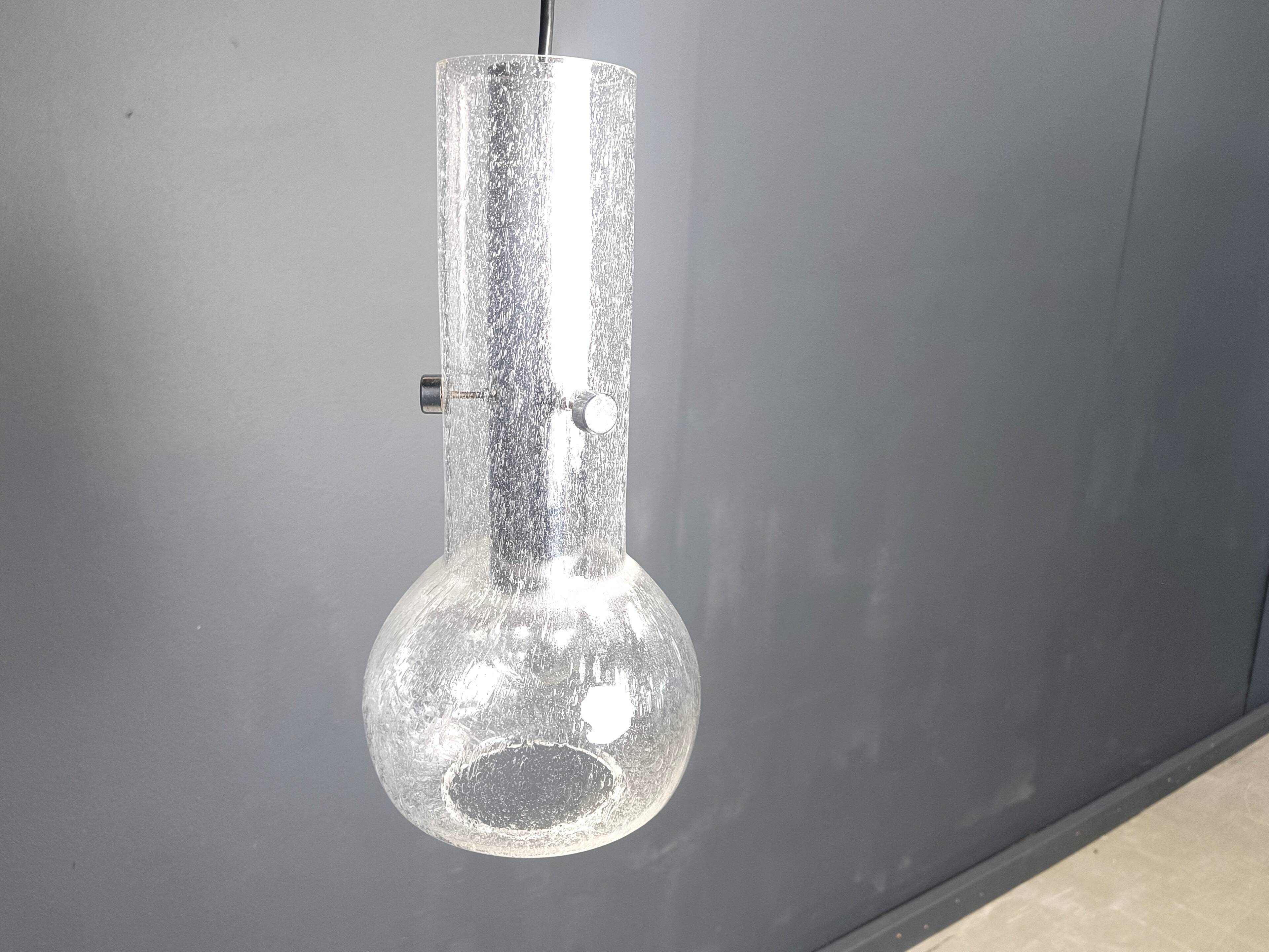Vintage murano glass pendant light, 1970s