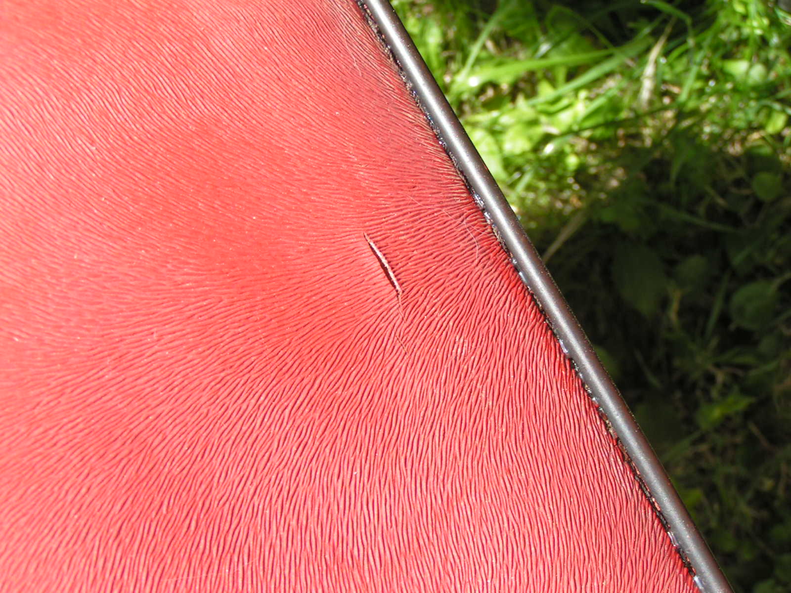 Chaises en skaï rouge années 60