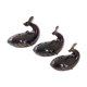 Suite de 3 vide-poches baleine 1960 vintage
