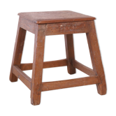 Old Burmese teak workshop stool
