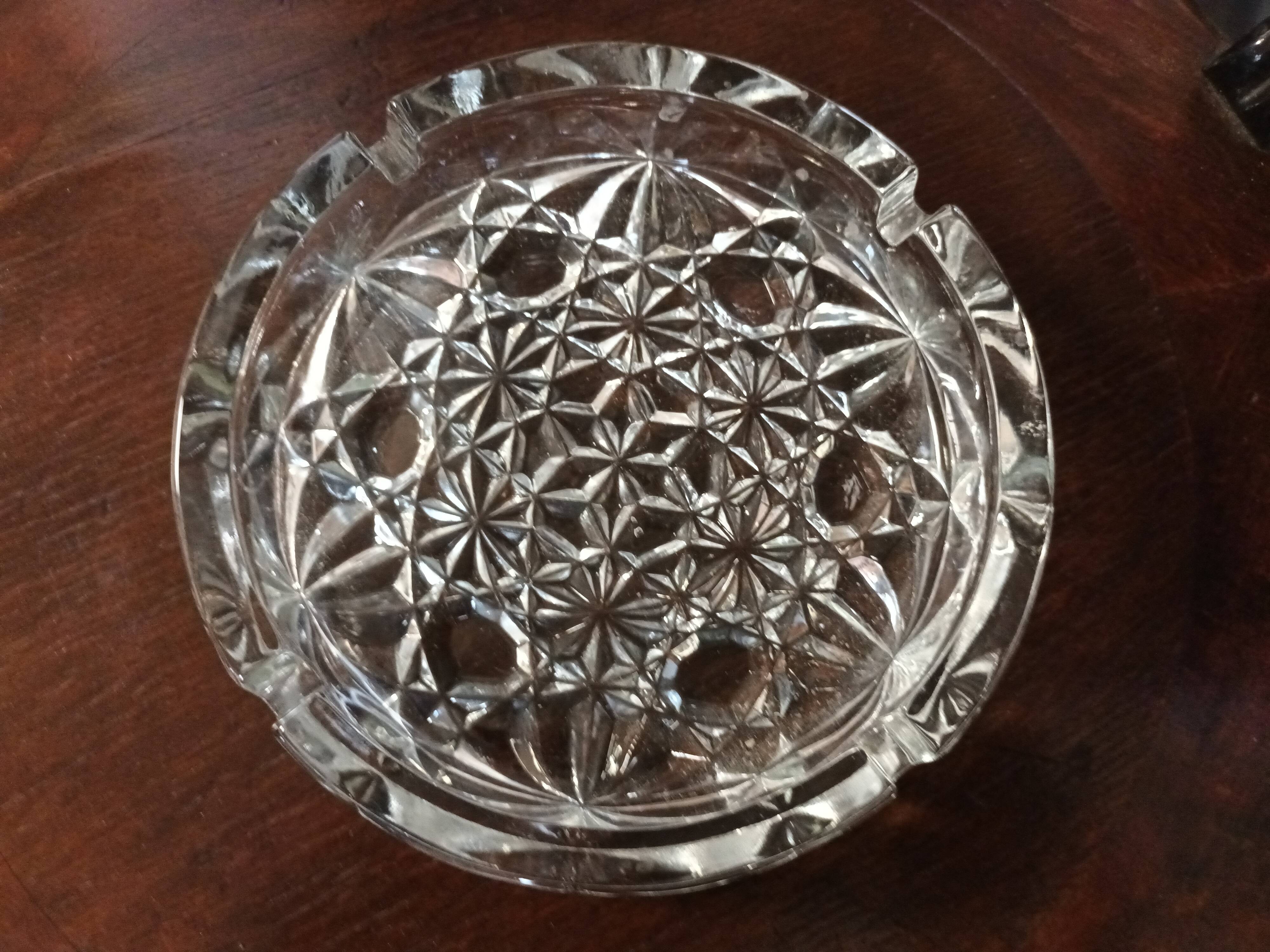 Crystal ashtray