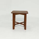 Modernist Amsterdam School Oak Side Table 1920s